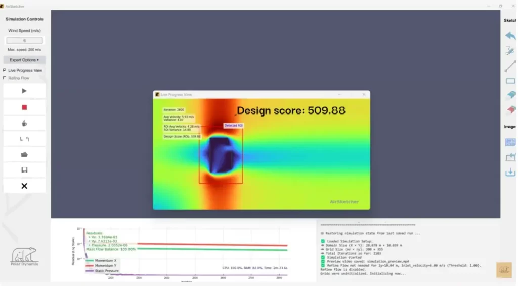 A Beginner's Guide to 2D Airflow Simulation: Ventilation and Fluid Dynamics Through Quick Experiments | Polar Dynamix