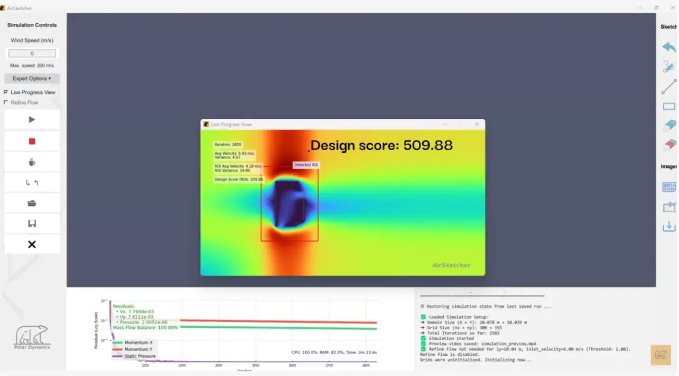 A Beginner’s Guide to 2D Airflow Simulation: Ventilation and Fluid Dynamics Through Quick Experiments