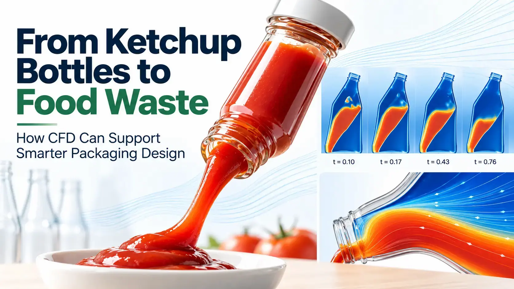 From Ketchup Bottles to Food Waste: How CFD Can Support Smarter Packaging Design